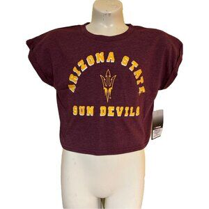 USC Sun Devils Cropped Shirt NCAA Girls M 7 New NCAA Colosseum